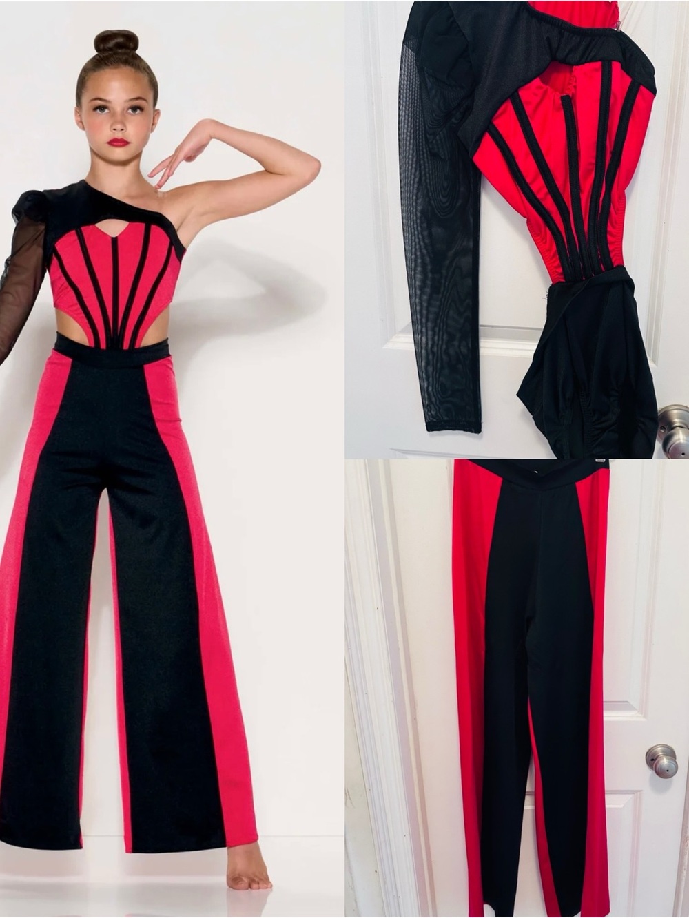 Kelle Dance Costume- Black & Red